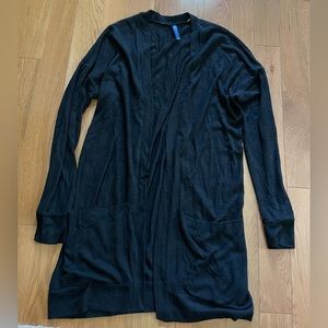 Falls Creek Black Long Cardigan size L